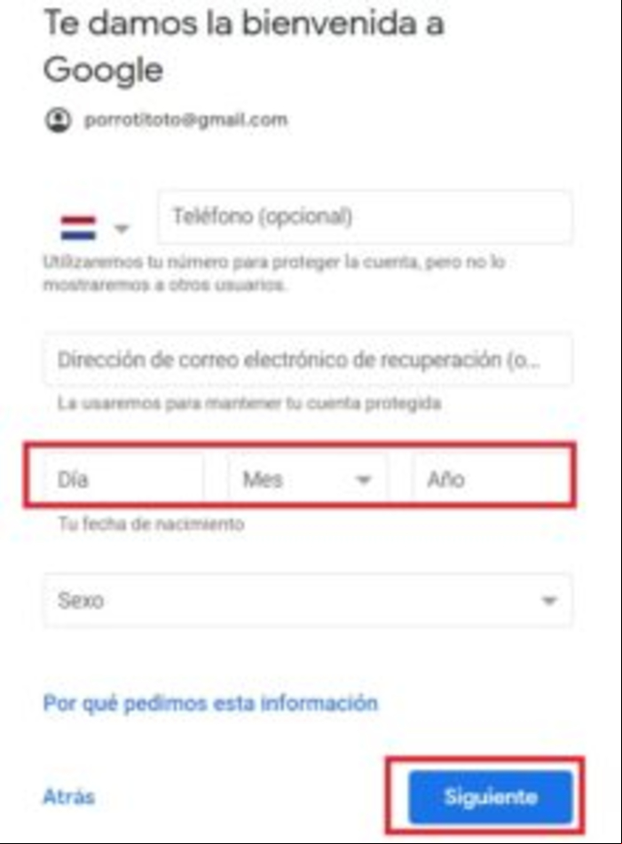 Cómo crear una cuenta de Gmail sin teléfono - Cómo crear tu cuenta en Gmail sin usar un móvil